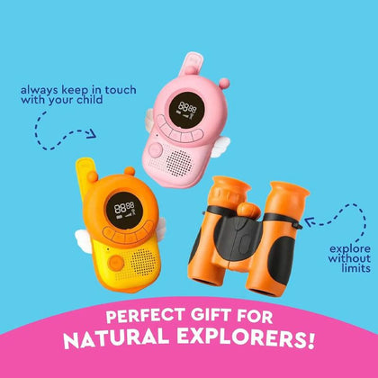Walkie Talkies + Binoculars